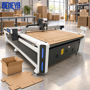 เครื่องตัดกระดาษลูกฟูก CNC REMEYA สำหรับกล่องของขวัญ กล่องกระดาษแข็ง กระดาษรังผึ้ง เครื่องตัดแบบ Die Cut Plotter - Product Image 1