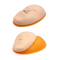 Tête de Mannequin 5D pour la pratique du tatouage Facial, accessoire d'entraînement, de maquillage Permanent, en Silicone, pour lèvres, sourcils, peau, nouvelle collection