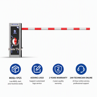 Barrière de chantier stable avec servomoteur, détecteur de boucle de terre, capteur infrarouge et système anti-écrasement pour le contrôle des équipements de parking