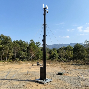 Mástil de Antena Telescópico de 6m con Elevación Eléctrica y Manual, Carga Superior de 20kg, Ideal para Aplicaciones de Telecomunicaciones y Redes Inalámbricas - Product Image 4