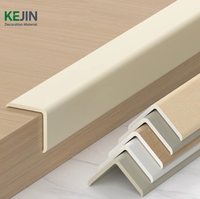 Garnitures en PVC laminé Bordure de plafond décorative intérieure Profil en PVC H/L Coin supérieur pour plafond mural