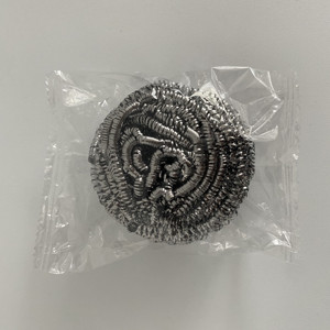 30g thép không gỉ Scrubber với túi OPP trong suốt Trọng lượng tùy chỉnh scourer bọt biển ss410 - Product Image 1