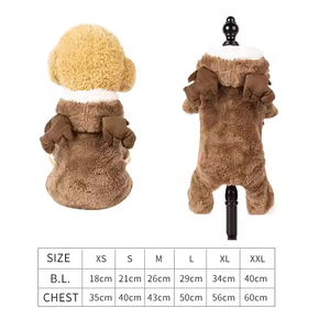 Haute qualité doux chaud polaire vêtements <span class=keywords><strong>pour</strong></span> animaux de compagnie mignon chien chat sweats à capuche petits chiens chiots à la mode Chihuahua <span class=keywords><strong>Yorkshire</strong></span> pulls en gros - Product Image 4