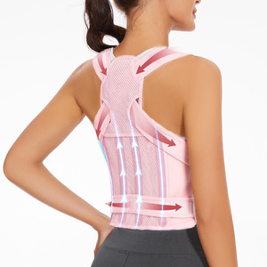 Lumbar Clavicle Support 4 Steel Plates Vertebral Corrector <strong>Shoulder</strong> Back Brace Support <strong>Straps</strong> Adjustable Posture Corrector - Product Image 3