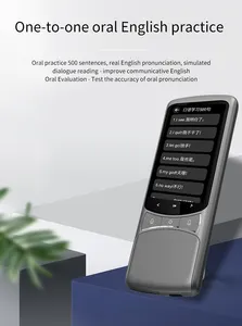 Nuevo 4G SIM WIFI Smart AI Dispositivo de traducción simultánea Traductor portátil Traductor de voz de idioma multilingüe