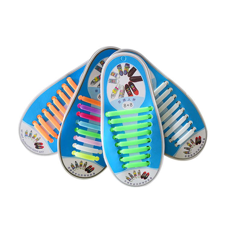 Плоские спортивные шнурки JIANHUI, жесткие, с принтом логотипа на заказ, силиконовые гелевые, без завязывания, по конкурентной цене