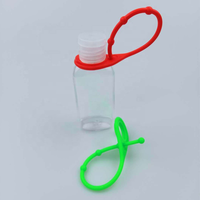 Longe de poignet courte en silicone réglable pour différents types de porte-bouteille porte-bouteille porte-bouteille d'eau avec sangle