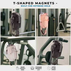 Factory Wholesale Magnetic Sports Workout Sling Bottle Holder <b>Pouch</b> Magnetic Gym Bag <b>Water</b> Bottle Bag With Shoulder Strap - Product Image 3