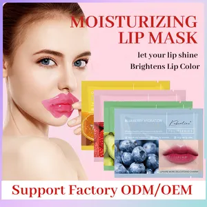 OEM Skin Care Products Supplier Wholesale Crystal Collagen Moisturizing Avocado Organic Nourishing Lip Mask