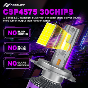 OEM ODM al por mayor coche LED faro 380W 70000LM CSP4575 30Chips 6 tubos de cobre IP68 3Y garantía 9005 9006 HIR2 - Product Image 2