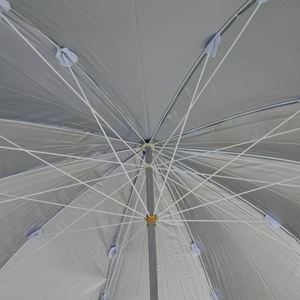 Sombrilla de Playa/Piscina de 170 cm, Doble Capa, Protección UV, Impermeable, Varillas Reforzadas, para Resort Tropical - Product Image 2