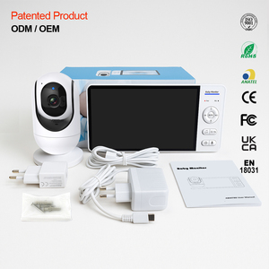 Moniteur intelligent pour bébé Anicebb, 7 pouces HD 1080p, vision nocturne, WIFI, application, audio bidirectionnel, lecteur <span class=keywords><strong>de</strong></span> musique, détection sonore, rechargeable - Product Image 2
