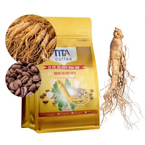 กาแฟสำเร็จรูปโรบัสต้า คอลลาเจน โสม 4-in-1 แบบขายส่ง OEM ครีมนมไม่ใช้นมวัว น้ำตาลพรีเมียม ครีมหวานหอม กลิ่นหอม ต่อต้านริ้วรอย บรรจุกล่อง - Product Image 3