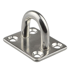 Placa <span class=keywords><strong>de</strong></span> ojo ovalada <span class=keywords><strong>de</strong></span> acero inoxidable 304 <span class=keywords><strong>de</strong></span> alta resistencia para montaje en pared con anillo, accesorios para embarcaciones, placa <span class=keywords><strong>de</strong></span> ojo M5, herrajes marinos - Product Image 3