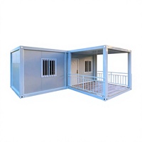 Maison conteneur préfabriquée mini, légère et modulaire, facile à assembler, portable, pour station balnéaire