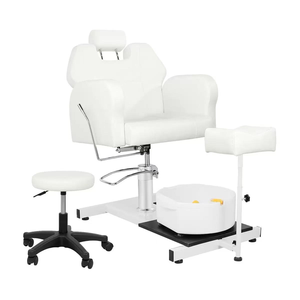 Hairdressing chair, hydraulic pedicure chair, swivel foot <b>bath</b> chair, high-end foot massage chair, adjustable massage chair, bar - Product Image 2