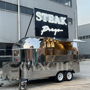 Camión de máquina de aperitivos de remolque de comida de Pizza de cocina móvil de catering personalizado alemán con alta calidad - Product Image 1