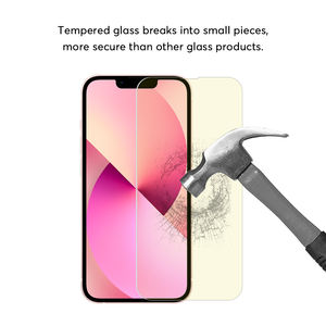 Protector de <span class=keywords><strong>pantalla</strong></span> con filtro de luz azul, Protector de <span class=keywords><strong>pantalla</strong></span> de vidrio templado, 2.5D, antiluz azul, para iPhone 13 Mini - Product Image 4