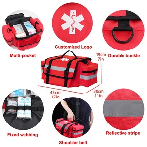 Suministros médicos de gran capacidad, bolsa de primeros auxilios, kit clínico, kit de equipo, botiquín de primeros auxilios para traumatismos de emergencia - Product Image 2