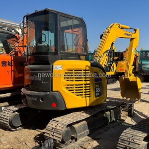 Used Komatsu PC55 Mini Excavator 5 Ton Capacity Low Working Hours Includes Core Components Motor Gearbox <b>Gear</b> Pump Bearing PLC - Product Image 2