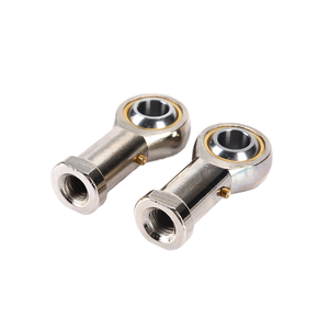 Roulement à rotule THK PHS10, type à filetage femelle, roulement lisse sphérique, diamètre de l'axe 10 mm, acier au carbone - Product Image 1