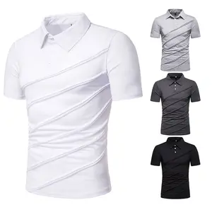 2022 여름 브랜드 뉴 남성 폴로 셔츠 고품질 남성 짧은 소매 캐주얼 남성 폴로 셔츠