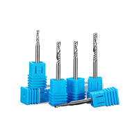 JR111 personnalisé une flûte spirale fraise cnc routeur peu outils de coupe 20mm carbure monobloc fraises en bout pour acrylique
