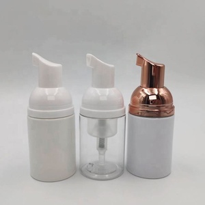 Empty 30ml <b>50ml</b> Face Cleanser Liquid Foaming Mousse Pump <b>Bottle</b> Pink Plastic Foam <b>Bottle</b> With Cosmetic Packaging - Product Image 1