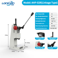 Prensa Manual de Alto Desempenho Longxin AHP-02R 12KN com Funções de Auto-bloqueio e Desbloqueio