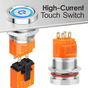 LANBOO Công Tắc Điều Chỉnh Độ Sáng Vô Cấp Công Tắc Điện Một Chiều 3V Sang 220V Đèn <span class=keywords><strong>LED</strong></span> Kép Màu Đỏ Xanh Dương - Product Image 2