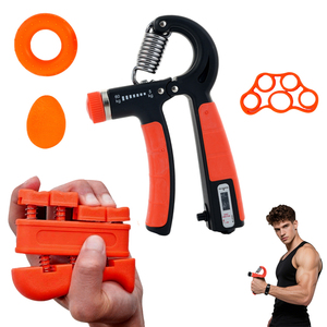 Chuyên Nghiệp Xách Tay Tay Grip Strengthener Phòng Tập Thể Dục Cánh Tay Đào Tạo Nặng Có Thể Điều Chỉnh Mùa Xuân Kháng Ngón Tay Exerciser - Product Image 1