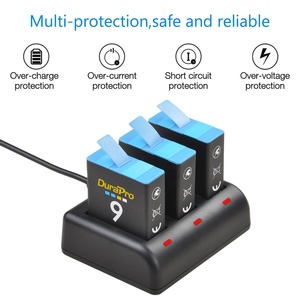 AHDBT-901 AHDBT901 USB <span class=keywords><strong>3</strong></span> Ports <span class=keywords><strong>Chargeur</strong></span> pour <span class=keywords><strong>GoPro</strong></span> Hero9, <span class=keywords><strong>Hero</strong></span> 9, Hero10, <span class=keywords><strong>Hero</strong></span> 10 - Product Image 6