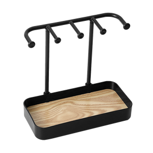 Cintre de collier en bois en <span class=keywords><strong>plastique</strong></span> durable de haute qualité présentoir multi-bijoux pour le stockage domestique de table utilisé comme étagère - Product Image 1