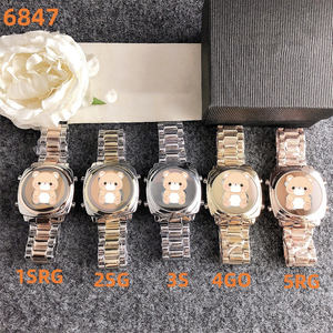 Reloj de Mujer de Acero Inoxidable Chapado en Oro Touses, Reloj de Cuarzo Simple - Product Image 1