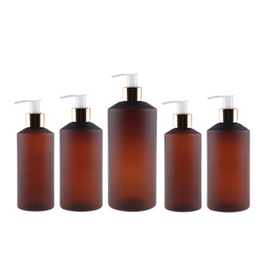 HBC Frosted 100ML 150ML 200ML 300ML <strong>500</strong> ML Round Sloping Shoulder Hand Wash <strong>Bottle</strong> <strong>Plastic</strong> Cosmetic Shampoo Lotion <strong>Bottle</strong> - Product Image 4