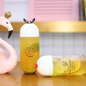 PET Plastic Square Juice Bottle 500ml Empty Beverage Water Bottles With Cap For Tea Smoothie Juice Packaging - Product Image 6