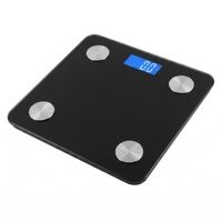 Báscula Digital Inteligente de Grasa Corporal EB8204, 180 kg/100 g, Sincronización con Aplicación Bluetooth, Vidrio Templado de 6 mm, Certificación CE, ROHS, FCC