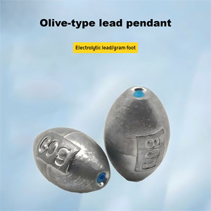 Phụ kiện câu cá bằng chì trượt thân thiện với môi trường, trọng lượng chì dạng ô liu, dùng cho cá mú, cá da trơn, cá vược - Product Image 2