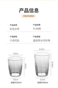 Unbreakable Acrylic Pc Thermostability Milk Tea Beer Tumbler Pc Water Drinking Gargle <b>Cup</b> - Product Image 3
