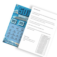 Cartes de visite en carton personnalisées imprimées à l'écran, design style océan, numéros variés, revêtement de sécurité pour usage promotionnel
