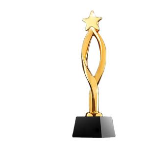 Shining Custom 3D <span class=keywords><strong>Glory</strong></span> Award Star Metal <span class=keywords><strong>Crystal</strong></span> Trophy para recuerdo de negocios