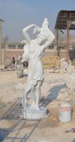 Wholesale Price High Quality Yard Decoration Sculpture Natural Marble Liberty Statues