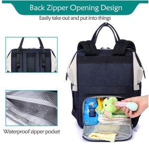 Sac à langer multifonctionnel avec tapis à langer, sangles pour poussette, étui à sucettes, unisexe, élégant, pour les voyages, échantillon gratuit - Product Image 4