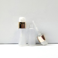 Bouteille en plastique pour fond de teint de 20ml, pompe, SPRAY, huile capillaire, bouteilles givrées, crème de soin de la peau, bouteille en plastique cosmétique
