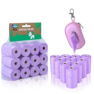 Bolsa Compostable para Excremento de Perro, Biodegradable, de Almidón de Maíz, con Asa, en Caja Personalizada - Product Image 4