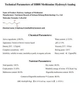 באיכות גבוהה dl-methionine hydroxy ו אנלוגי חומצות אמינו נוזל כיתה - Product Image 5