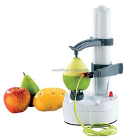 Hoge Kwaliteit Elektrische Spiraal Peeler Cutter Slicer Fruit Peeling Automatische Batterij Operated Machine Met Lader Eu Plug