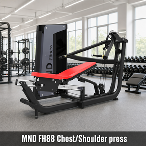 Machine de musculation commerciale <span class=keywords><strong>à</strong></span> charges sélectionnables pour pectoraux et <span class=keywords><strong>épaules</strong></span> MND FH88, équipement d'entraînement de force pour salle de sport - Product Image 1