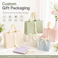 Sacs en papier de luxe faits main sur mesure OEM avec lamination, tailles personnalisées pour cadeaux de fête, marchandises de détail et emballages professionnels
