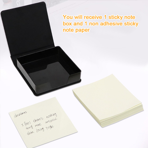 Cá nhân hoá tùy chỉnh PU da vuông dính Lưu ý trường hợp thăng hoa trống ghi chú dính hộp - Product Image 5